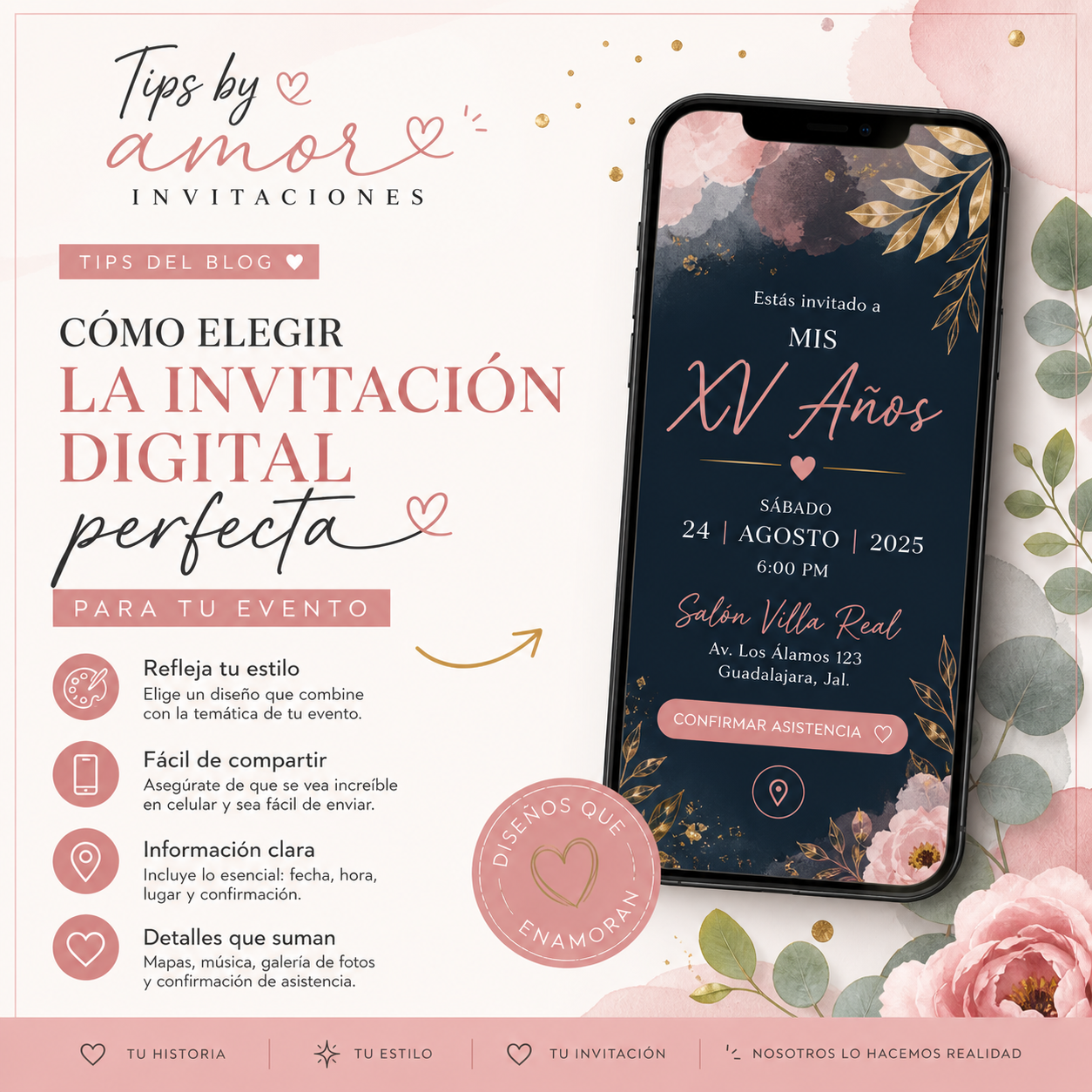 Cómo elegir la invitación digital perfecta para tu evento