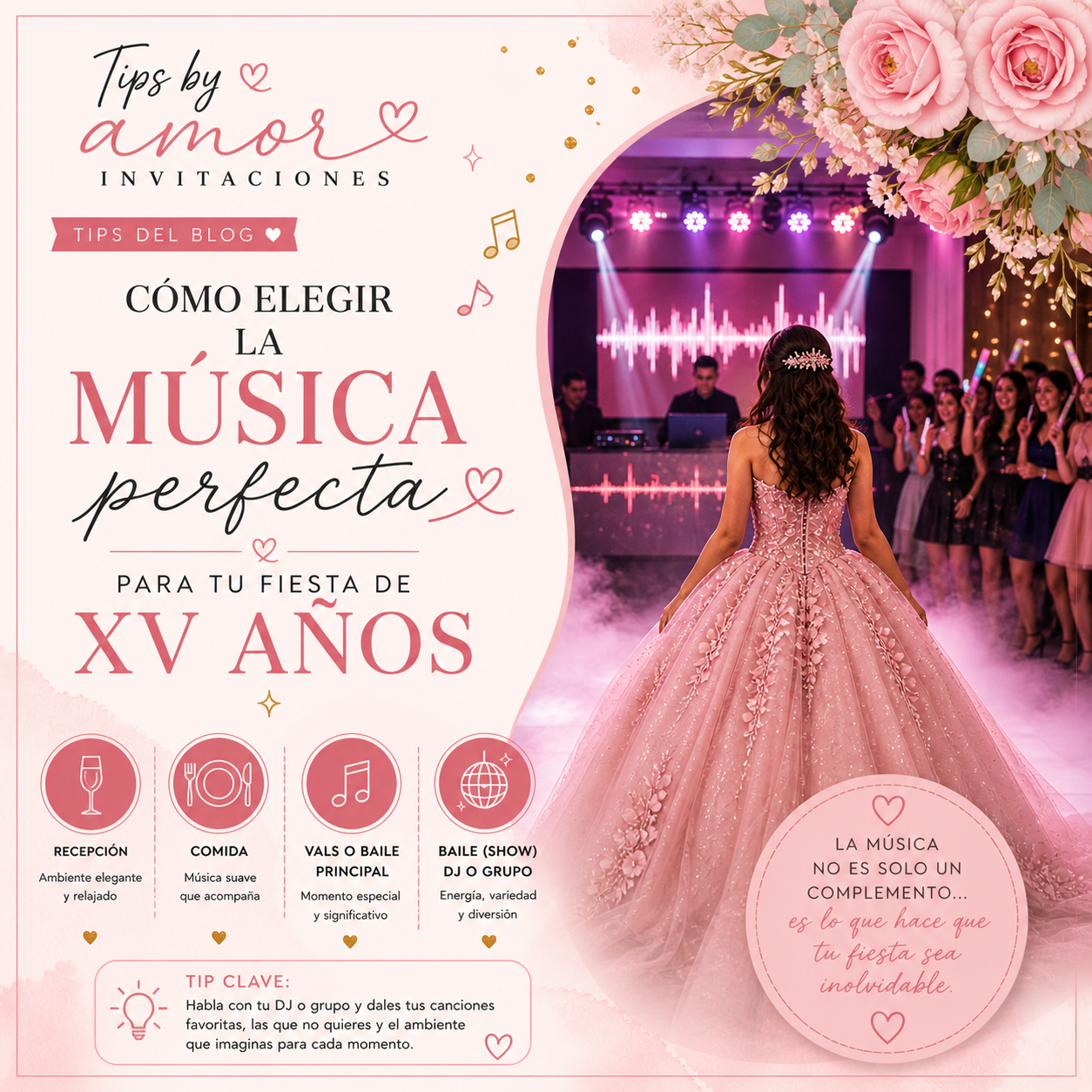 Cómo elegir la música perfecta para tu fiesta de XV años